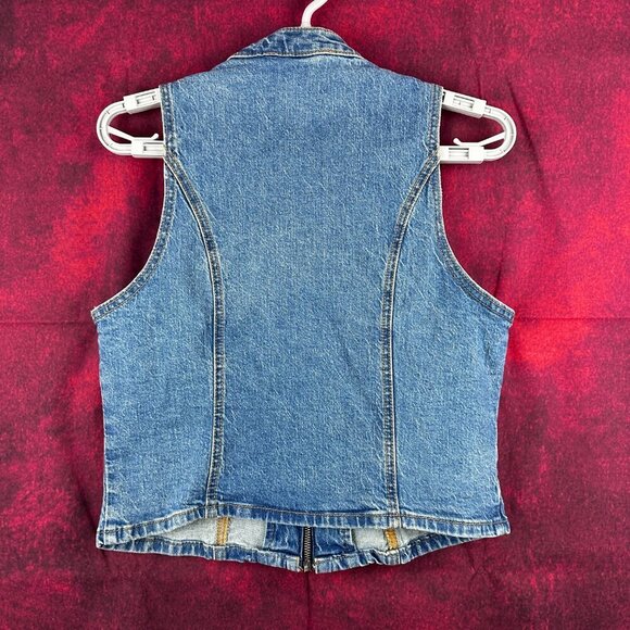 NWTG VEST OTHER BY WILD FABLE IN BLUE DENIM, SIZE: S/M - Picture 5 of 9